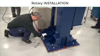 How to install a Robopac Rotary semi-automatic stretch wrapper - Robopac USA