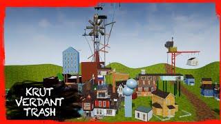 HELLO NEIGHBOR MOD KIT: KRUT VERDANT TRASH [PART 1] - GIANT HOUSE MORE THAN 13 FLOORS