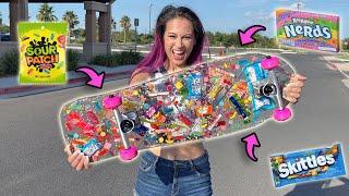 ZELF EEN SKATEBOARD MAKEN VAN SNOEP! - DIY || Fan Friday