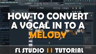 FL Studio 11 | How To Convert A Vocal Sample In to A Vocal Melody With "Newtone" (commentary)