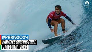 Women's Surfing Final ‍️ | Paris Champions