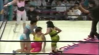 AJW - Esther Moreno & Mariko Yoshida vs Kyoko Inoue & Debbie Malenko (2/2)