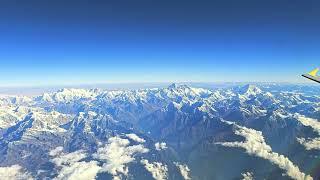 Treating You to the World’s Tallest Peaks: Everest, Cho Oyu, Lhotse, and Makalu in View! #aviation