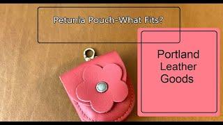 Portland Leather Goods Petunia Pouch - What Fits - ASMR - What's in my  Bag