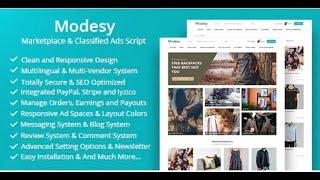 Modesy - Marketplace & Classified Ads Script - khosinhvien.com