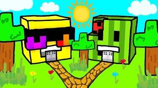 Sunny VS Melon BABY HOUSE Battle In Minecraft!