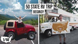 Our 50 State Camper Van Road Trip BEGINS!! First State: Oklahoma! | RV Life USA