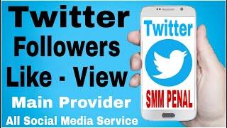 Best SMM Panel for Twitter || How to get Twitter Like Follower Views || SMM Panel Twitter