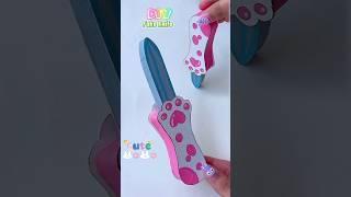 DIY Fake knife for prank  #shorts #tonniartandcraft #art #love #craft #diy #youtubeshorts