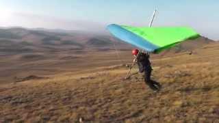 Дельтаплан полёты лучшие моменты Челябинск 2014 Hang gliding best moments