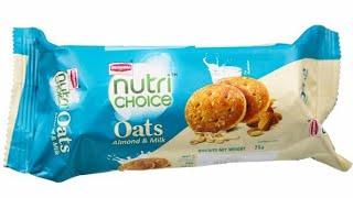 Britannia Nutri Choice Oats Milk & Almond Cookies Review & Unboxing। Britannia Biscuit। #unboxing
