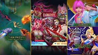 THE EXORCISTS 3.0, ZETIAN PASSIVE VS ALL ULTIMATE, MSC EVENT UPDATE - Mobile Legends: Bang Bang