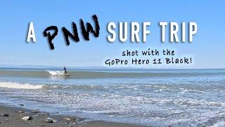 Surfing In Washington with the GoPro Hero 11 Black!