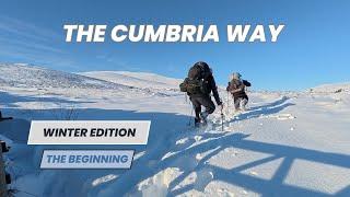 Hiking 76 miles across the Lake District in WINTER along the Cumbria Way!