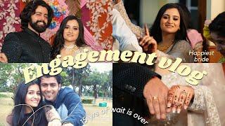 Our engagement day vlog  15 years of wait is over | Suryamar #engagement #couple