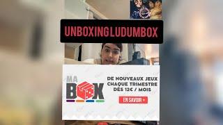 UNBOXING LUDUMBOX  - la box jeux de société 