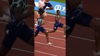 Never underestimate Fred Kerley’s finishing speed #DiamondLeague #ZurichDL  #shorts