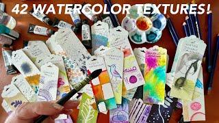 Unlock Your Creativity: 42 Watercolor Textures to Elevate your Paintings !‍