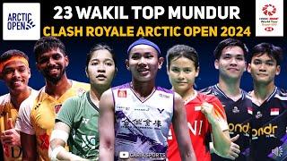 4 WAKIL INDONESIA MUNDUR! 23 Wakil Mundur Dari Clash Royale Arctic Open 2024 #ArcticOpen2024