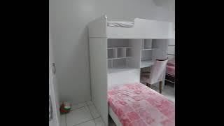 Apartamento 2 quartos com 1 suíte de frente para o mar em Santos-SP