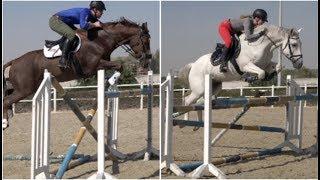 MY BOYFRIEND JUMPS BOO 1.30M & Silver jumps 1.20m!