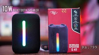 itel 10W Bluetooth Speaker S 41 | Review | Rs.799 | Sound Test | itel IBS 41 | Hindi