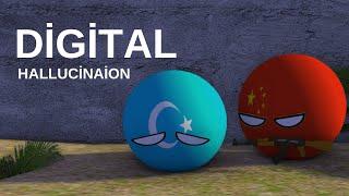 digital hallucination | 3d countryball animation