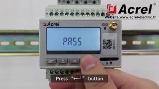 Acrel ADW300 Energy Meter How to Set Wiring Methods Instruction Process