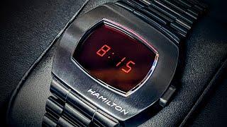 Hamilton PSR Black PVD Edition.  A Retro Reproduction Of The Classic Pulsar P2