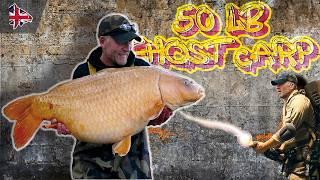 Ghost Busters |Simon Crow Lands The Biggest Carp In Cornwall | SMALL WATER CARPING (50lb Ghost Carp)