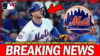 Mets blockbuster trade pitch $260 million superstar to replace Pete Alonso! ESPN MLB NEWS TODAY