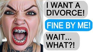 Karen Demands A Divorce... Ends Up REGRETTING IT! - Reddit Stories