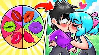 ¡RULETA de BESOS en MINECRAFT!  SRJUANCHO Y SRTACATANA SE BESAN en LA RULETA  MINECRAFT ROLEPLAY