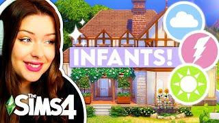 I Built a Family Home for EVERY New Baby Trait in The Sims 4 // Sims 4 Infants Update Build