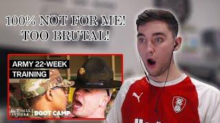 British Guy Reacts to US Military Bootcamp *BRUTAL*