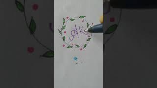 AK#shorts #trending #writing #name