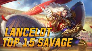 LANCELOT TOP 15 SAVAGE MOMENTS 2022 ° MOBILE LEGENDS BANG BANG