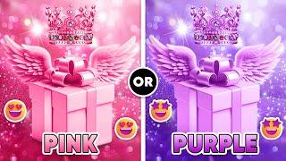 Choose Your Gift...! Pink or Purple  Quiz Shiba