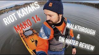 Riot Mako 14 Kayak Walkthrough & On The Water Review