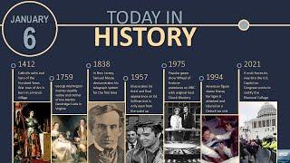 History in a FLASH – 7 Events! ⏩ | Today in History January 6 (2025)