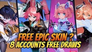 Aspirant Event Free Draws 8 Different Accounts Can We Get Epic Skin From Free Draws?