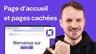 Choisir sa Page d’Accueil et Masquer une Page - Créateur Hostinger