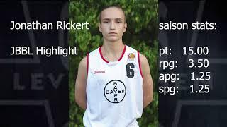 Jonathan Rickert Jbbl Highlights - Season 20/21