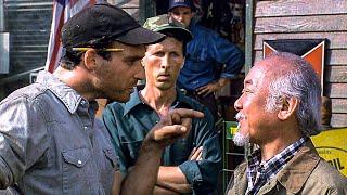Miyagi verprügelt 3 Hinterwäldler an einer Tankstelle | Karate Kid 4 | German Deutsch Clip