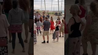 All started dancing at the scarborough ️ beach #music #art #australia #viralvideo #viralshorts