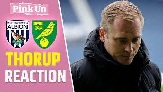 Johannes Hoff Thorup Reaction | West Brom 2-2 Norwich City | The Pink Un