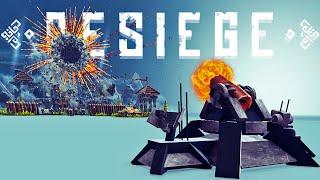 Destroying Castles With The Most Destructive Projectile Weapon - Besiege Best Creations