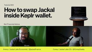 How to swap Jackal inside Keplr Wallet.