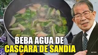 Agua de CASCARA de SANDIA, el Secreto del Medico Japones para una vida Saludable - Beberla de Noche