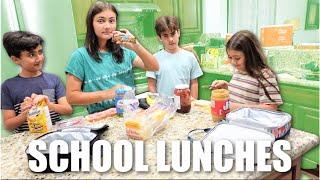 KIDS SCHOOL LUNCH IDEAS | Kids make their own SCHOOL LUNCHES *Bunch of Lunches 3*